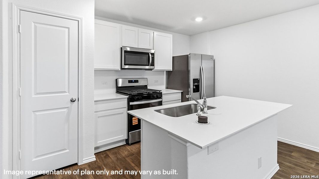 Furnished interior view inside a new home in Blue Ridge Ranch, San Antonio (Image 6).