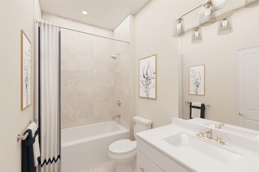Representative furnished interior of a home built from the Glenmore by Ryan Homes in Laurel Preserve, Kingsland (Image 9). Representative furnished interior of a home built from the Glenmore by Ryan Homes in Laurel Preserve, Kingsland (Image 9).