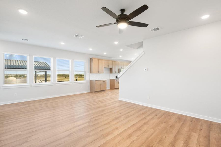 Spacious, unfurnished interior of a new home in Union Collection at Park Central, Georgetown (Image 34).