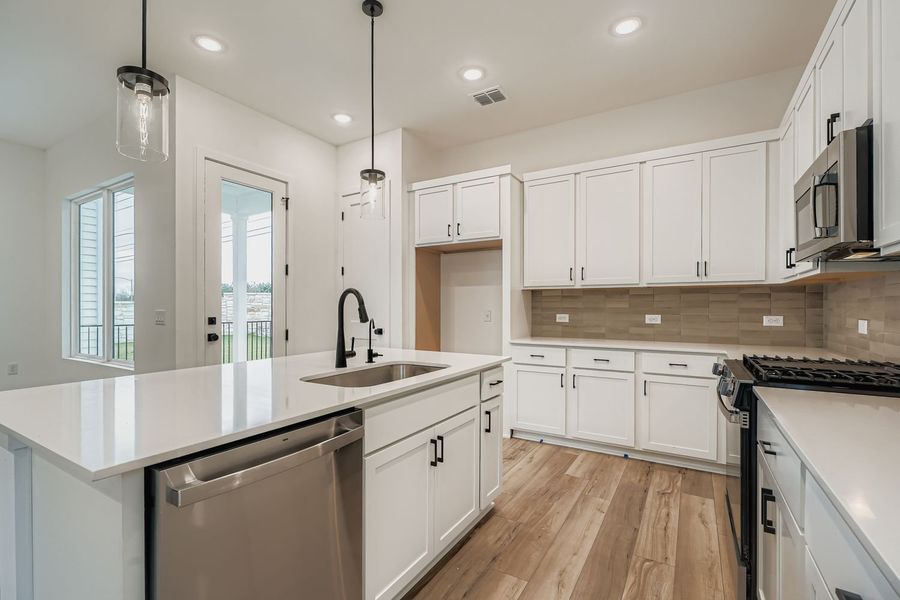 Furnished interior view inside a new home in Novel, Austin (Image 4). Furnished interior view inside a new home in Novel, Austin (Image 4).