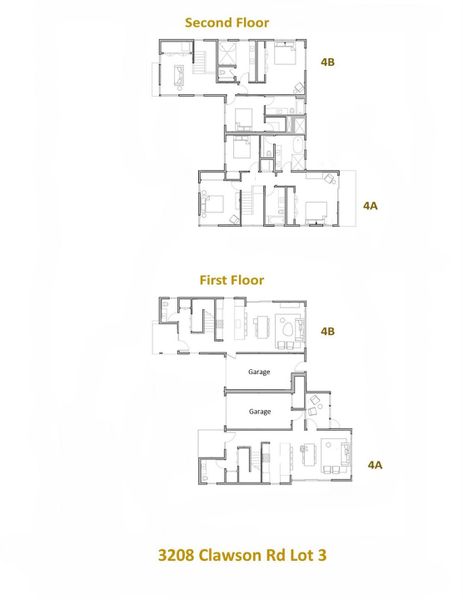 2D floor plan layout of this home in , Austin, TX (Image 4).