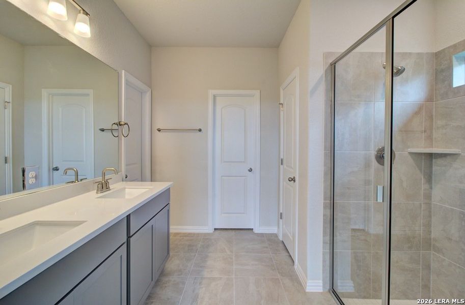 Furnished interior view inside a new home in Stream Waters, Seguin (Image 5).