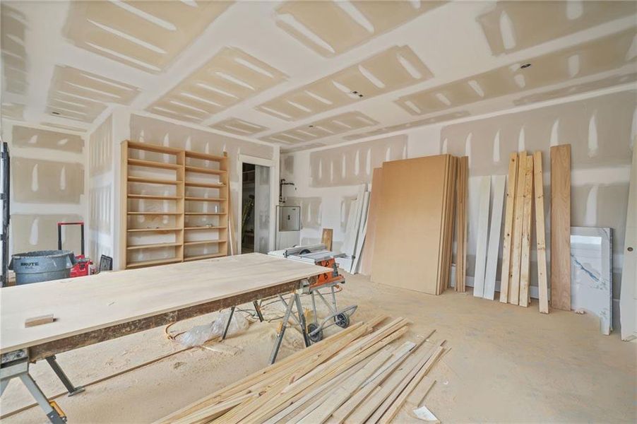 In-progress construction of a new home in , Suwanee, GA (Image 26).