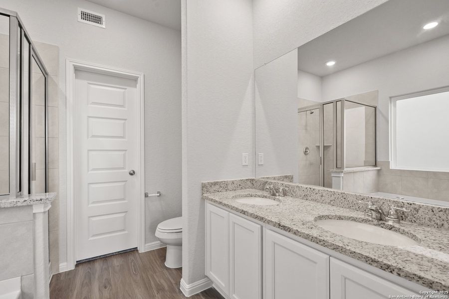 Furnished interior view inside a new home in Timber Creek, San Antonio (Image 10). Furnished interior view inside a new home in Timber Creek, San Antonio (Image 10).