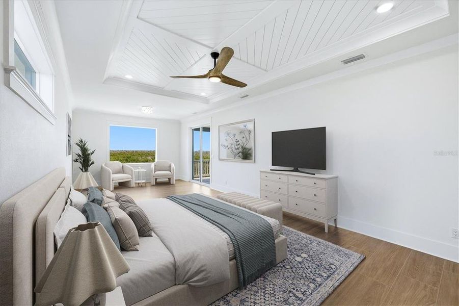 Furnished interior view inside a new home in , Placida (Image 6).