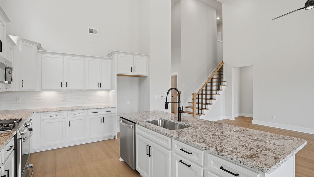 Furnished interior view inside a new home in Iris Meadows, Moore (Image 19).