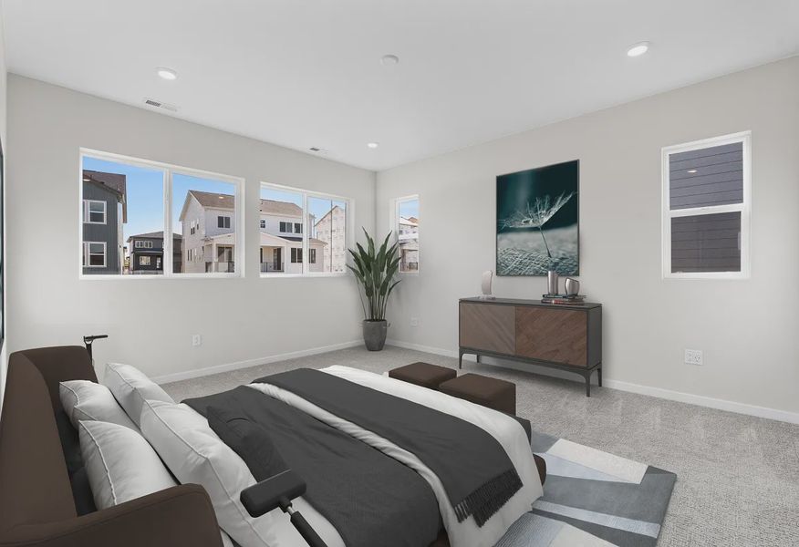 Overton Primary Bedroom - Virtually Staged - 7 of 9