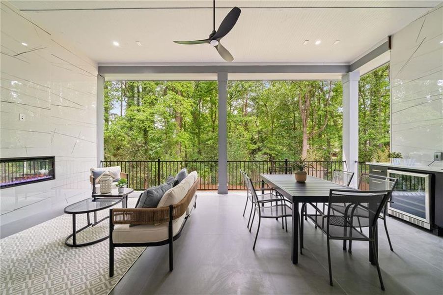 Exterior details and patio area of a home in , Alpharetta (Image 4).