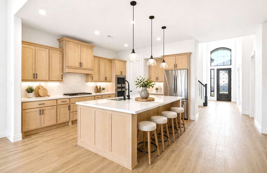 Furnished interior view inside a new home in Bridgeland 50′, Cypress (Image 8). Furnished interior view inside a new home in Bridgeland 50′, Cypress (Image 8).