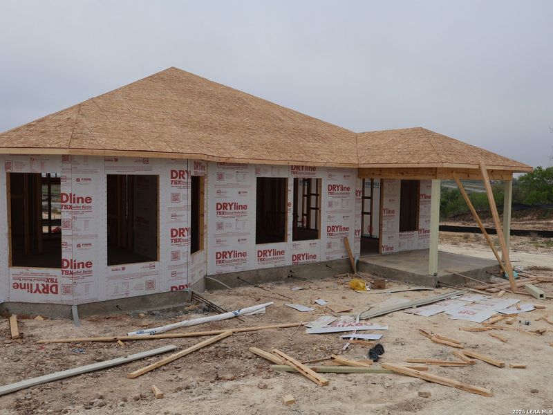 In-progress construction of a new home in Paloma Park, Converse, TX (Image 17).