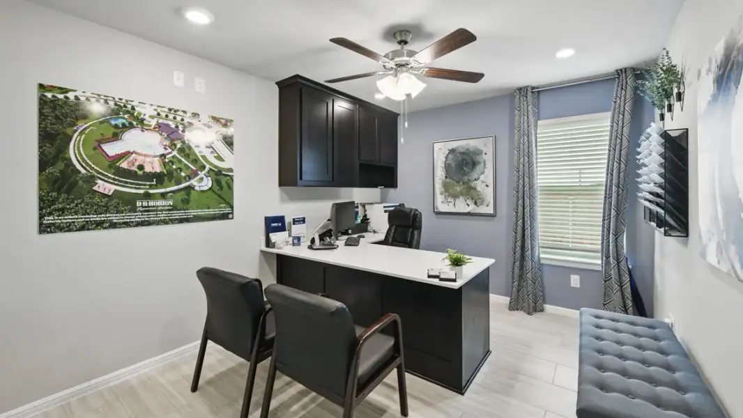 Furnished interior view inside a new home in Valley Brook, Fort Worth (Image 29).