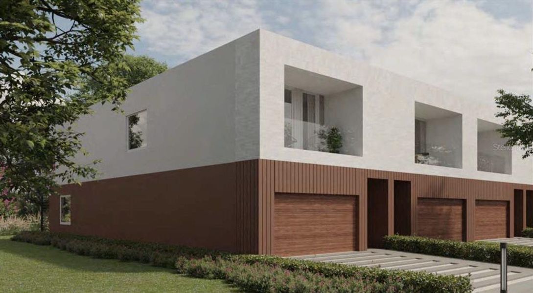 Front exterior of a new home in , Orlando, FL, highlighting curb appeal (Image 2).