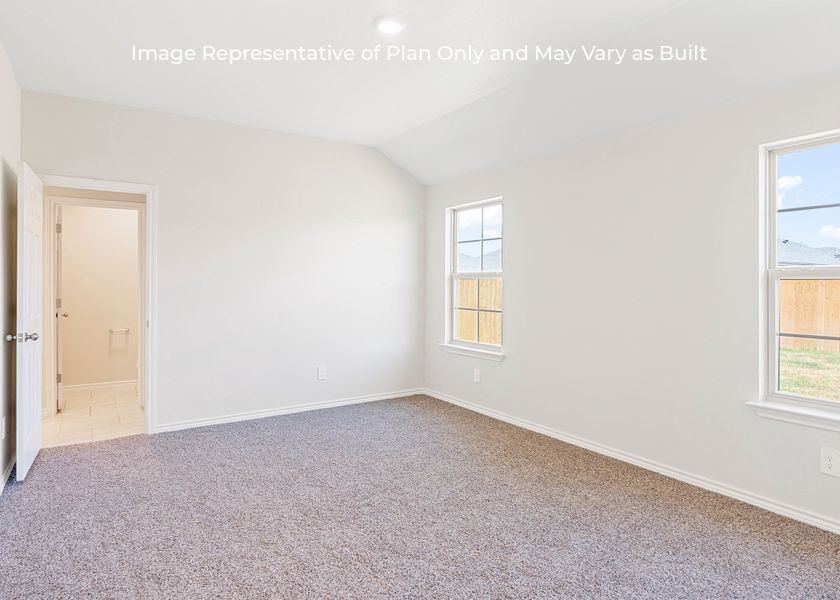 Representative unfurnished interior of a home built from the Camden by D.R. Horton in London Towne, Corpus Christi (Image 15).