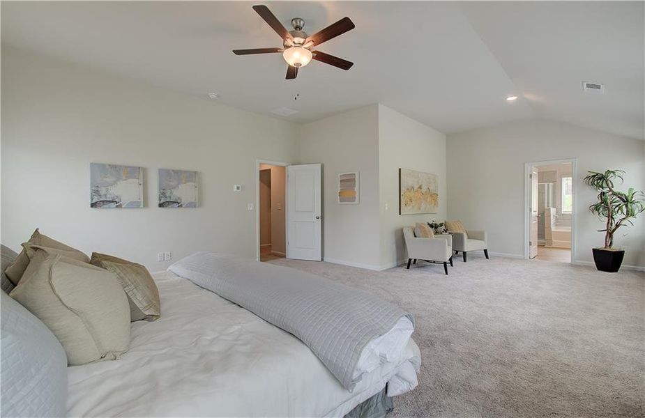 Furnished interior view inside a new home in Alcovy Village, Lawrenceville (Image 37).