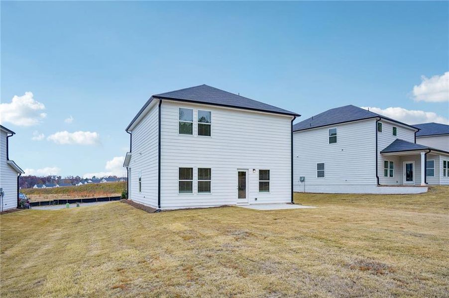 Exterior details and patio area of a home in Avalon - Reserve Series, Conyers (Image 3).