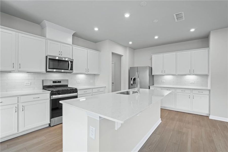 Furnished interior view inside a new home in Haverhill Estates, Dacula (Image 5).