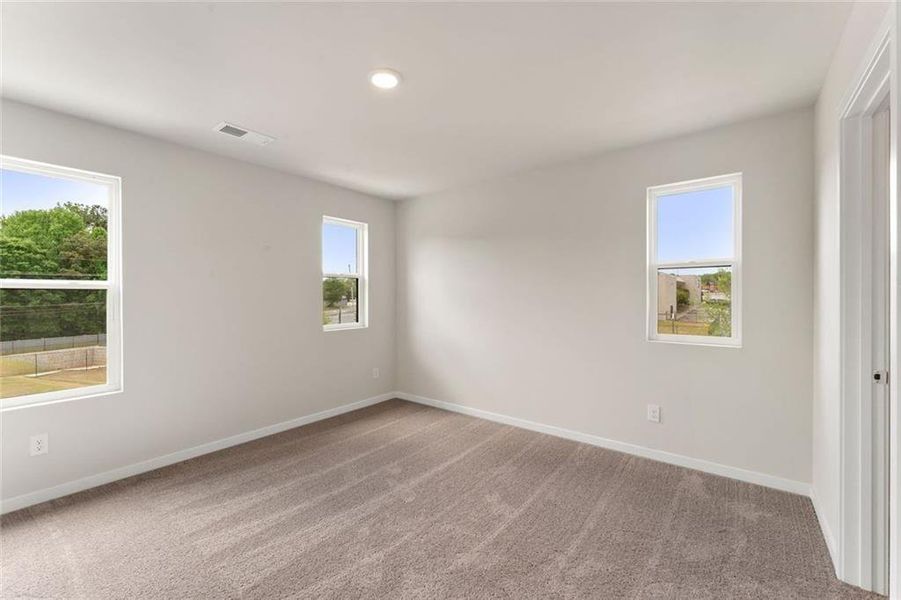 Spacious, unfurnished interior of a new home in Magnolia Square, Austell (Image 21). Spacious, unfurnished interior of a new home in Magnolia Square, Austell (Image 21).