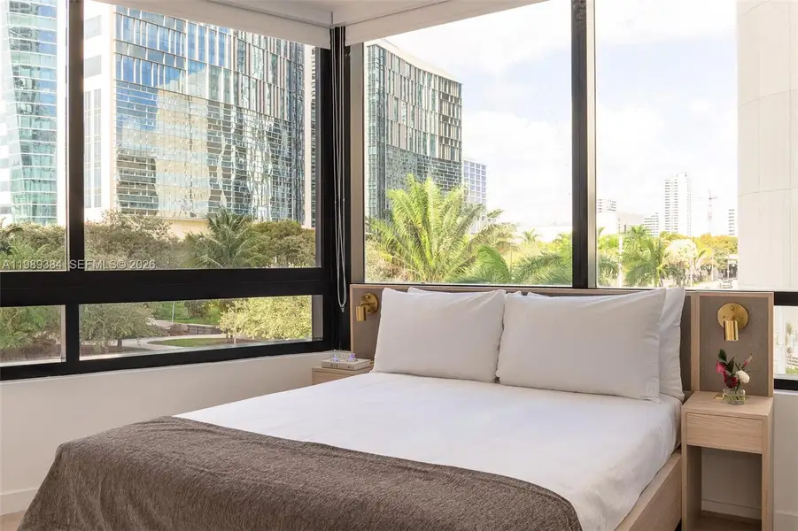 Furnished interior view inside a new home in , Miami (Image 6).