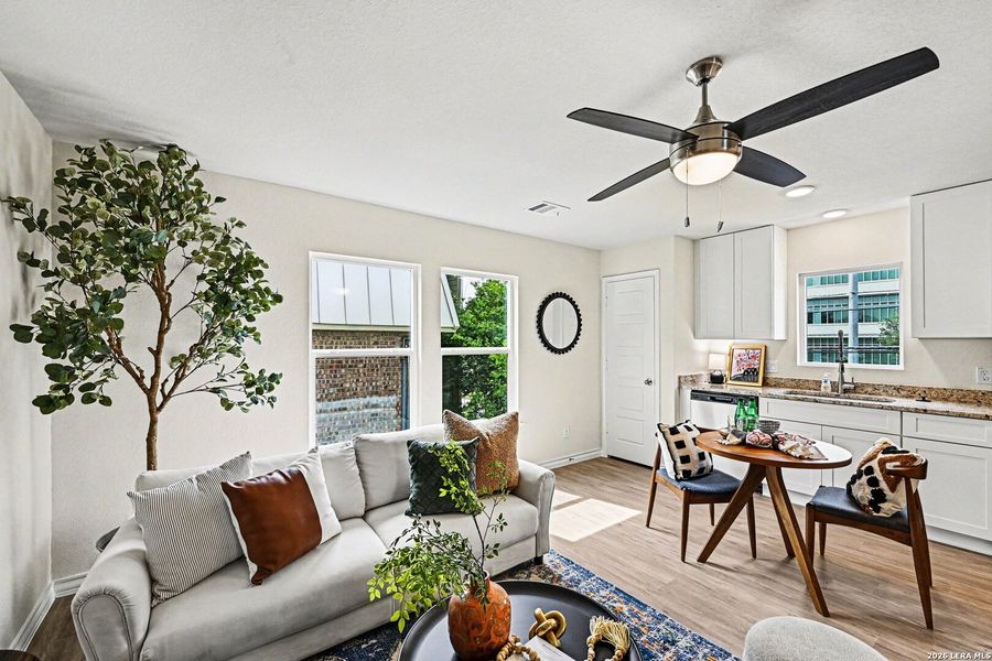 Furnished interior view inside a new home in , San Antonio (Image 8).