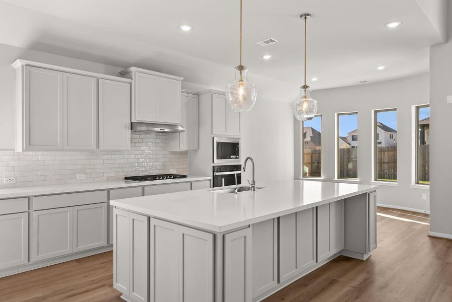 Furnished interior view inside a new home in , Conroe (Image 7).