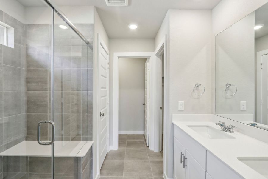 Furnished interior view inside a new home in Riviera Pines - Traditional Series, Huffman (Image 3).