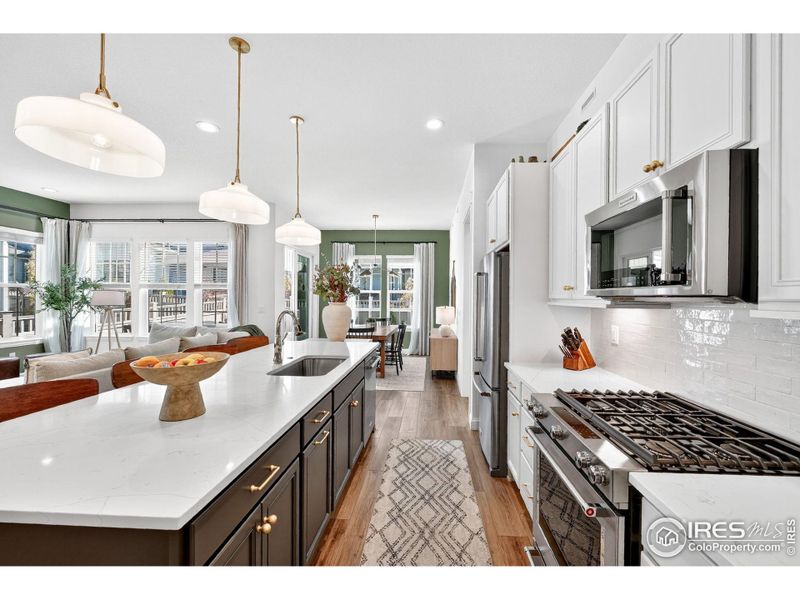 Furnished interior view inside a new home in Westerly, Erie (Image 12).