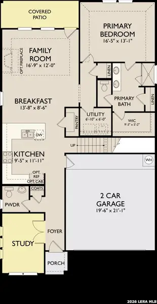2D floor plan layout of this home in Arcadia Ridge, San Antonio, TX (Image 3). 2D floor plan layout of this home in Arcadia Ridge, San Antonio, TX (Image 3).