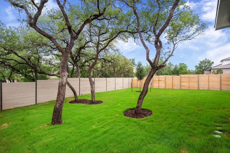 Exterior details and patio area of a home in Wolf Ranch, Georgetown (Image 22). Exterior details and patio area of a home in Wolf Ranch, Georgetown (Image 22).