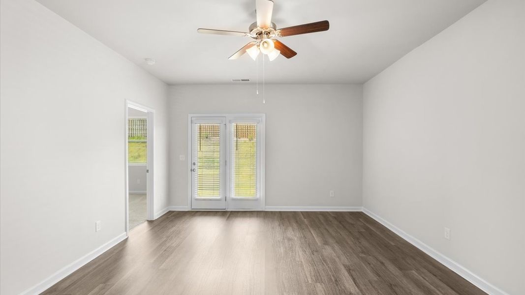 Spacious, unfurnished interior of a new home in Captain's Corner, Grovetown (Image 14). Spacious, unfurnished interior of a new home in Captain's Corner, Grovetown (Image 14).
