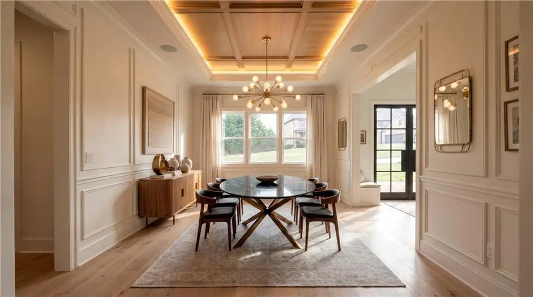 Furnished interior view inside a new home in , Douglasville (Image 3).