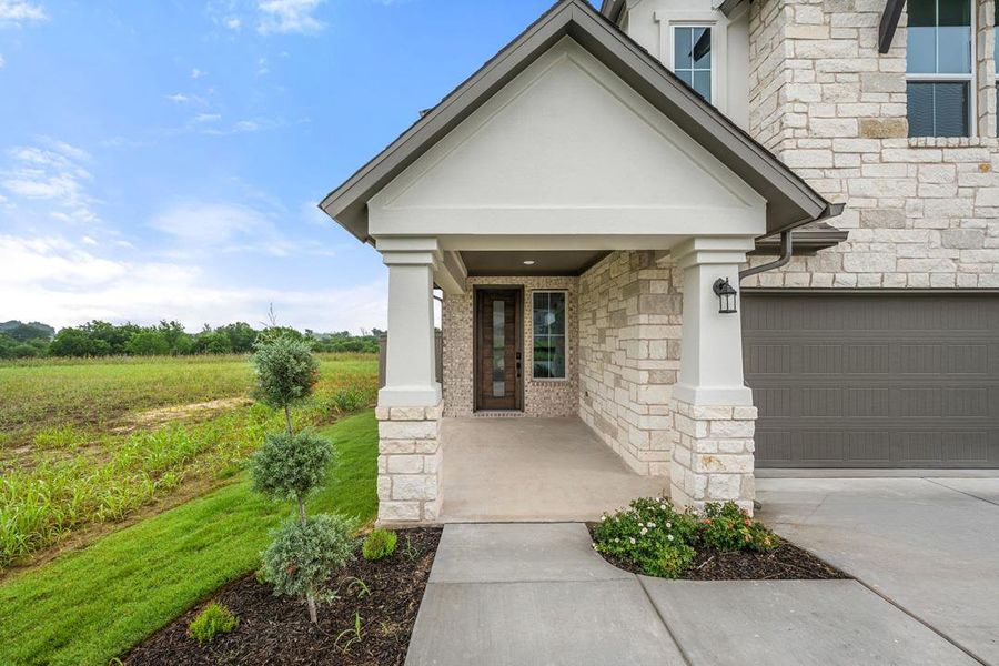 Exterior details and patio area of a home in Flora, Hutto (Image 3). Exterior details and patio area of a home in Flora, Hutto (Image 3).