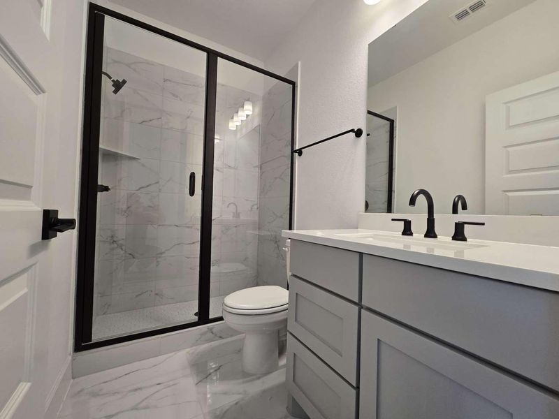 Furnished interior view inside a new home in , Richmond (Image 17).