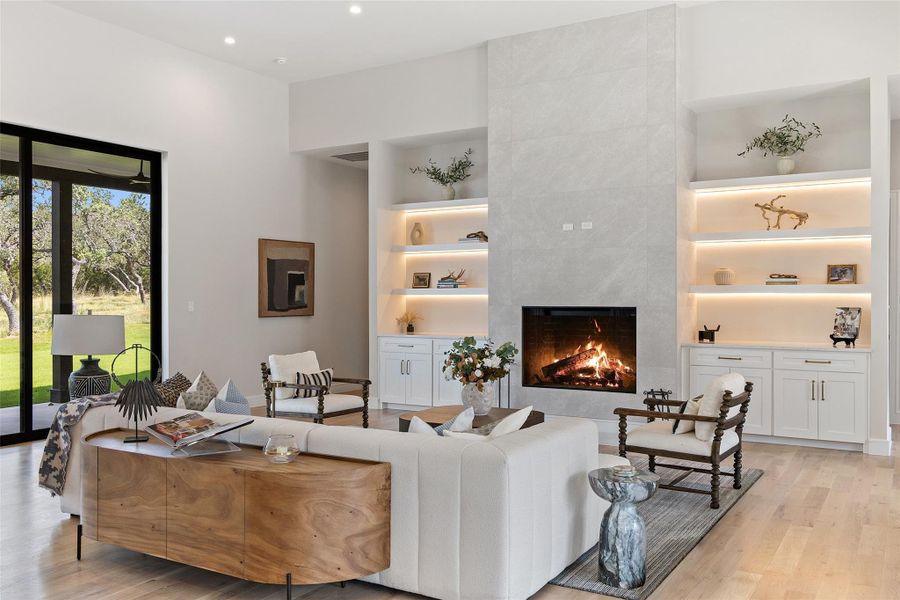 Furnished interior view inside a new home in , Johnson City (Image 17). Furnished interior view inside a new home in , Johnson City (Image 17).