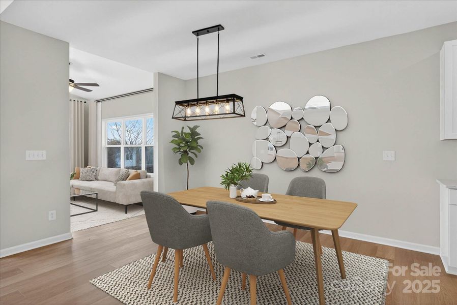 Furnished interior view inside a new home in Saybrooke at Lake Wylie, Charlotte (Image 7).