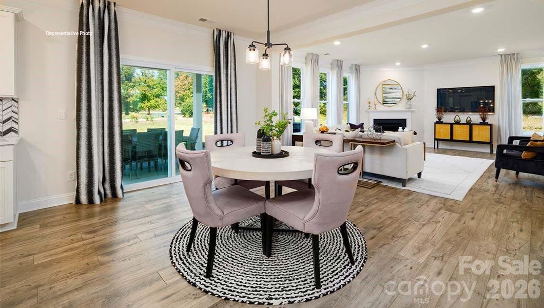 Furnished interior view inside a new home in Sylvan Creek, Denver (Image 6).