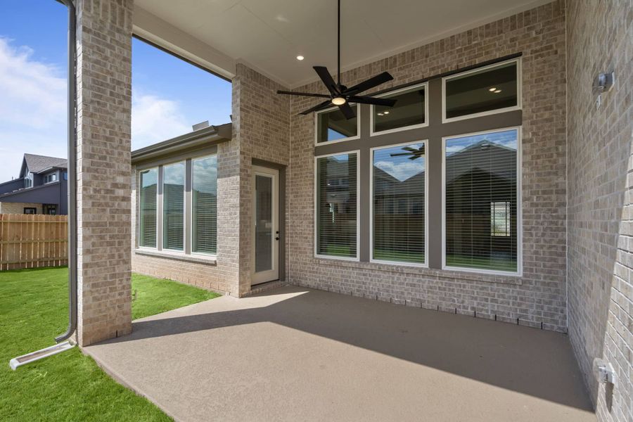 Exterior details and patio area of a home in Fulshear Lakes, Fulshear (Image 33). Exterior details and patio area of a home in Fulshear Lakes, Fulshear (Image 33).