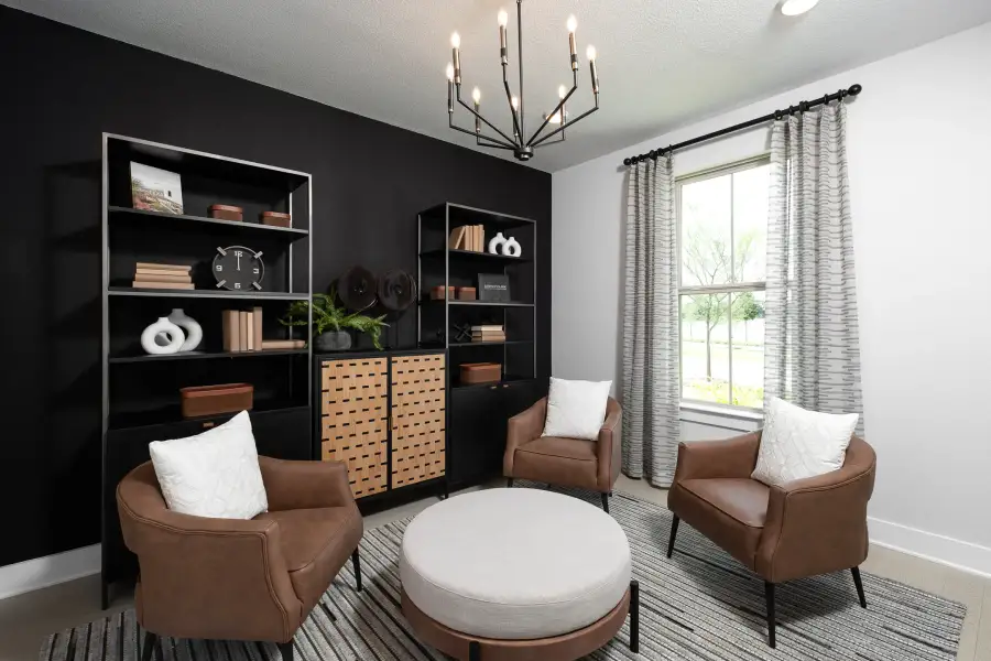 Furnished interior view inside a new home in Painted Tree, McKinney (Image 10).