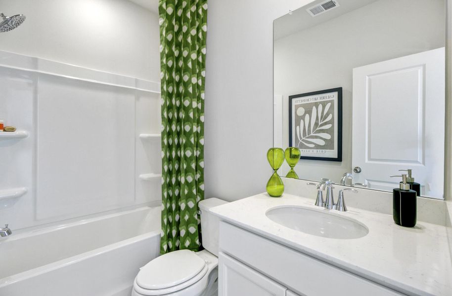 Furnished interior view inside a new home in , Johns Island (Image 25).