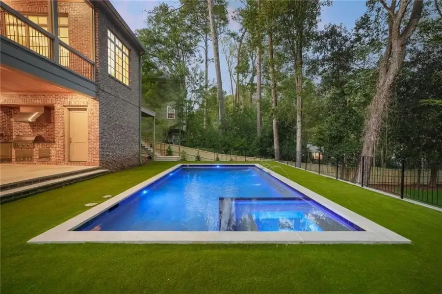 Exterior details and patio area of a home in , Atlanta (Image 4).