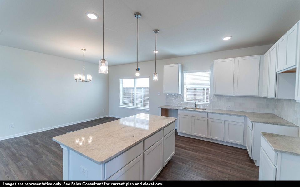 Representative furnished interior of a home built from the Esparza by CastleRock Communities in Solterra, Mesquite (Image 4).