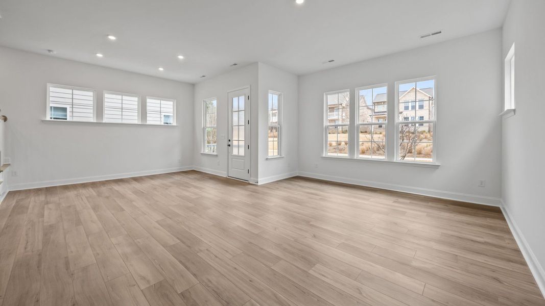 Brentwood Single Family home in River District by DRB Homes in Charlotte NC- Living Area