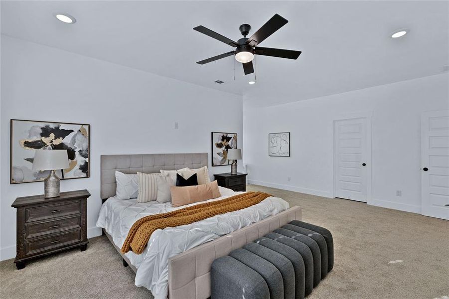Furnished interior view inside a new home in , McKinney (Image 19).