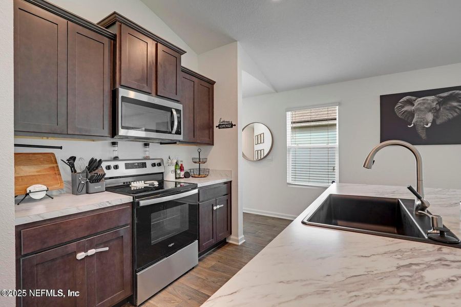 Furnished interior view inside a new home in The Arbors, Jacksonville (Image 16). Furnished interior view inside a new home in The Arbors, Jacksonville (Image 16).