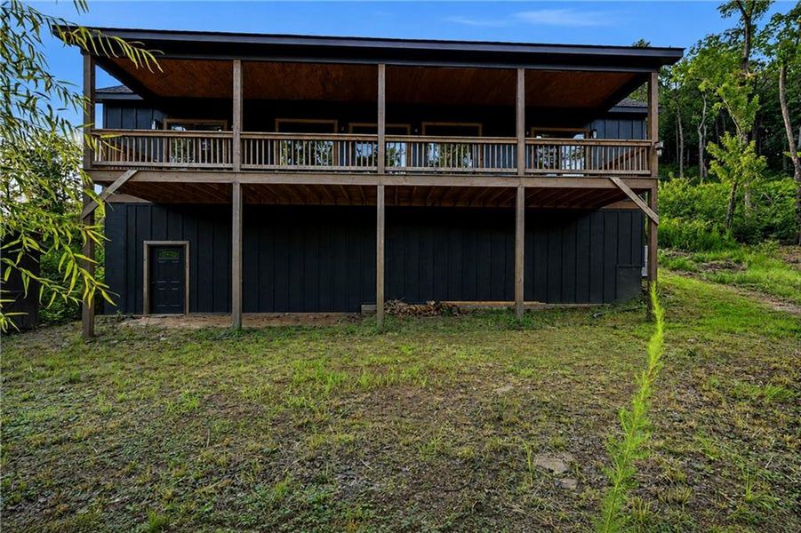 Exterior details and patio area of a home in , Talking Rock (Image 16). Exterior details and patio area of a home in , Talking Rock (Image 16).