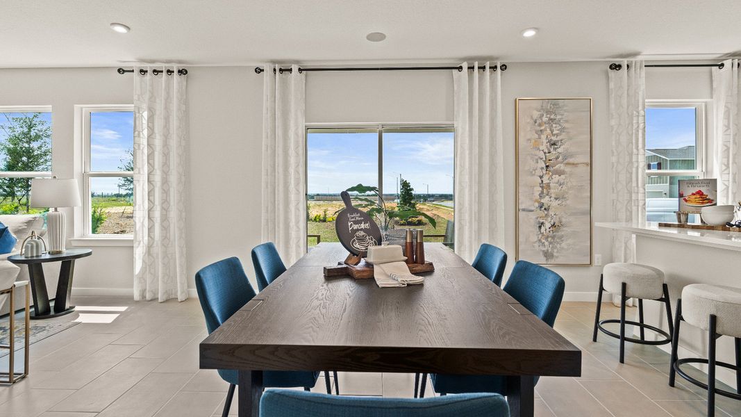 Representative furnished interior of a home built from the Highbourne by DRB Homes in Willowbrook North, Winter Haven (Image 20).