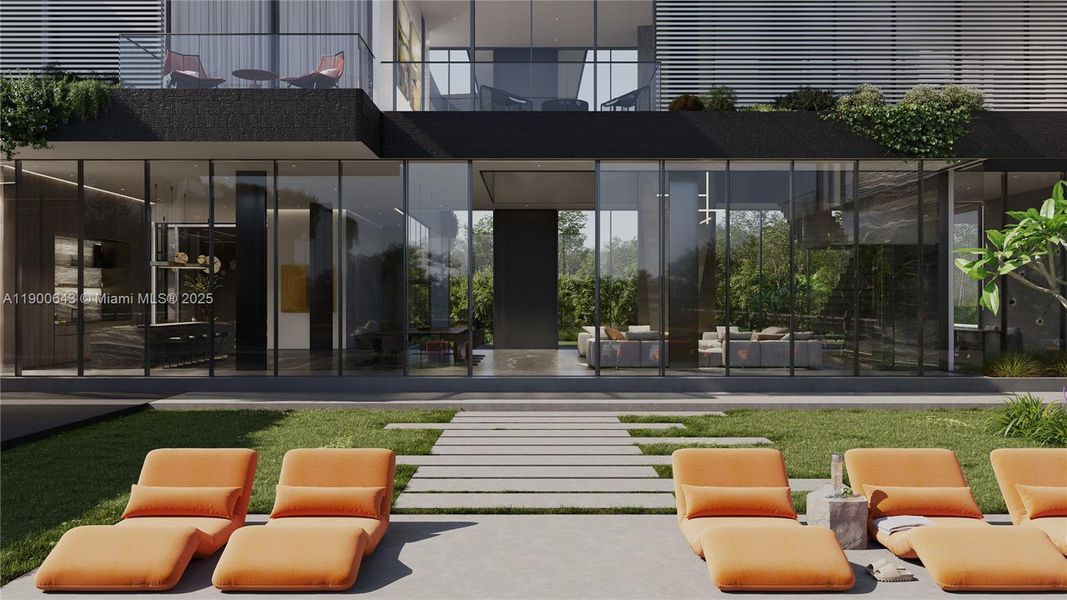 Exterior details and patio area of a home in , Davie (Image 32).