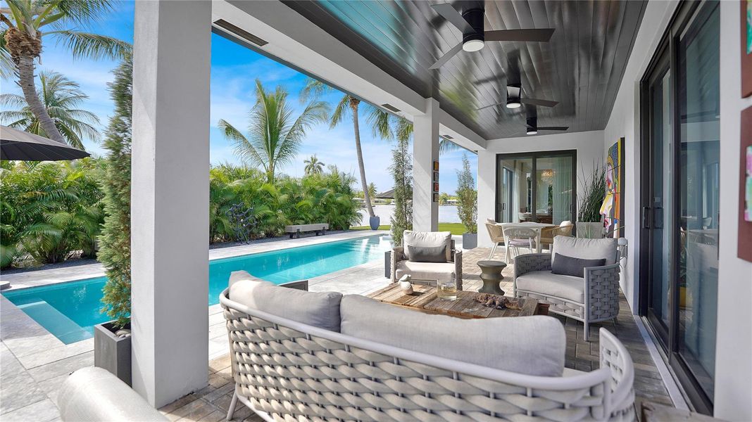 Furnished interior view inside a new home in , Fort Lauderdale (Image 20).