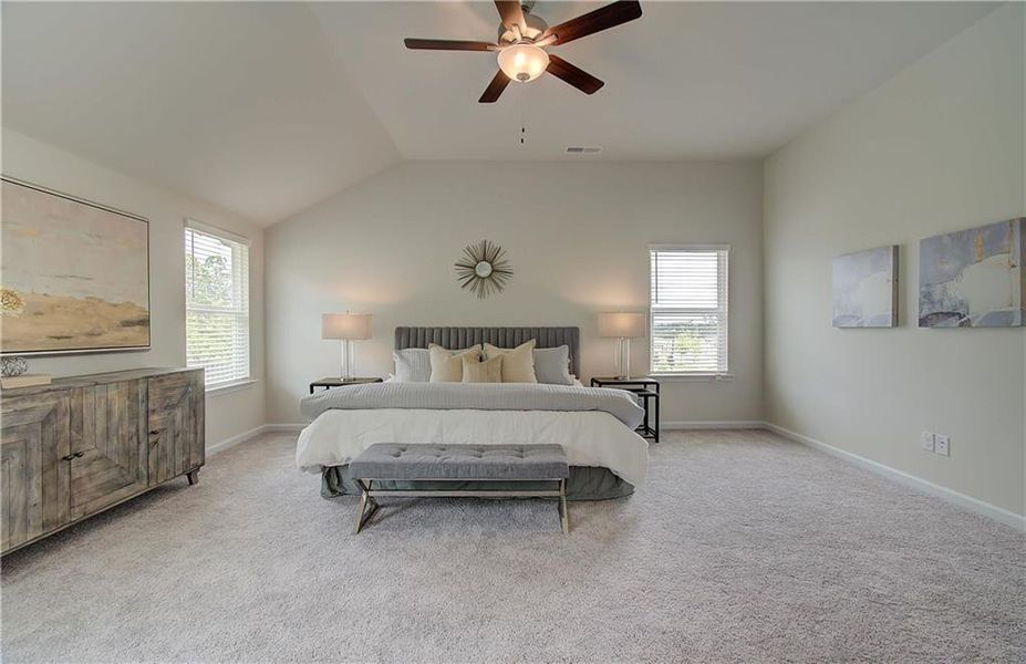 Furnished interior view inside a new home in Kingsmere Estates, Loganville (Image 32).