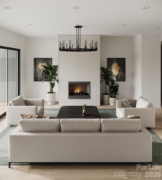 Furnished interior view inside a new home in , Arden (Image 12).