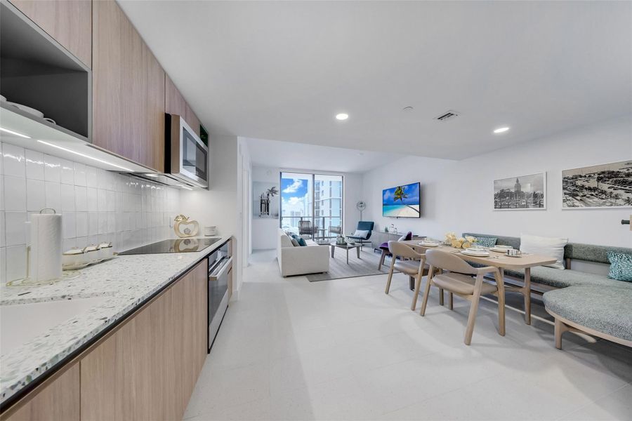 Furnished interior view inside a new home in Natiivo Miami, Miami (Image 11). Furnished interior view inside a new home in Natiivo Miami, Miami (Image 11).